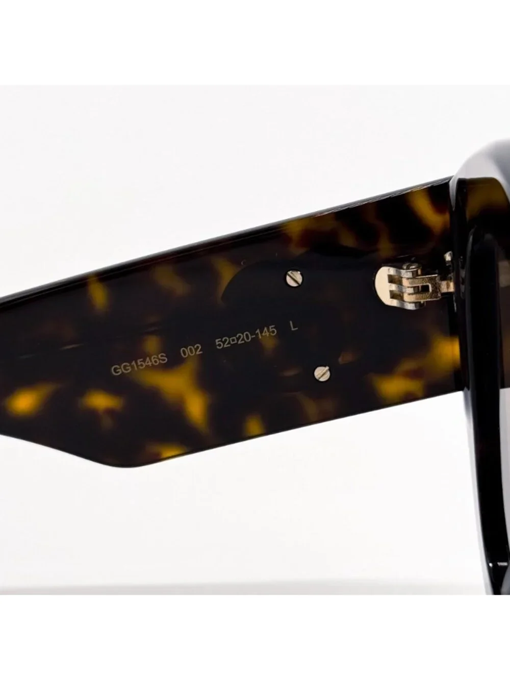 New Gucci Havana Brown Women Sunglasses GG1546S 002